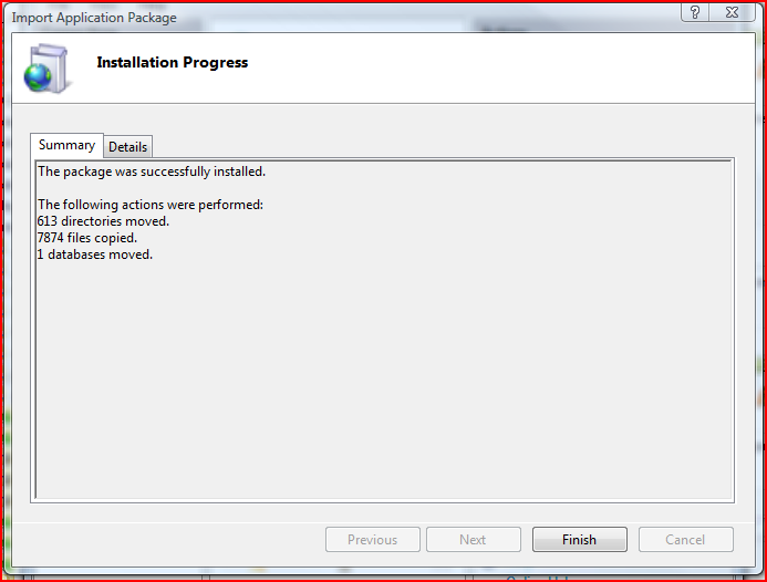 step 8 finished