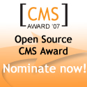 Nominate mojoPortal for the 2007 Open Source CMS Award