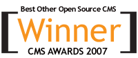 mojoPortal Won Best Non-PHP CMS in the 2007 CMS Awards