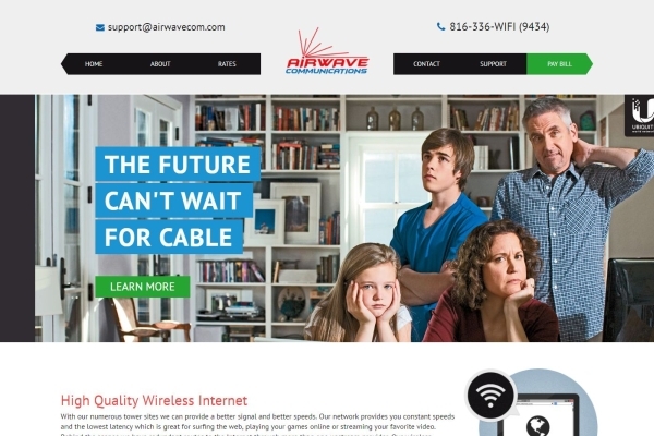 Air Wave Communications - Website Designed by i7MEDIA