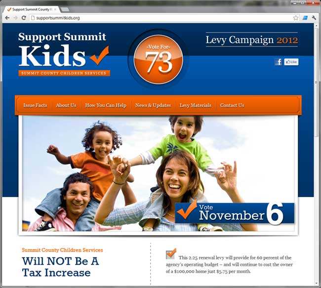 Summit County Children's Services site