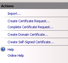 create csr link screen shot